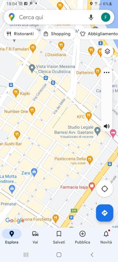 Appartamento Incantevole Al Centro Di Μεσίνα Εξωτερικό φωτογραφία